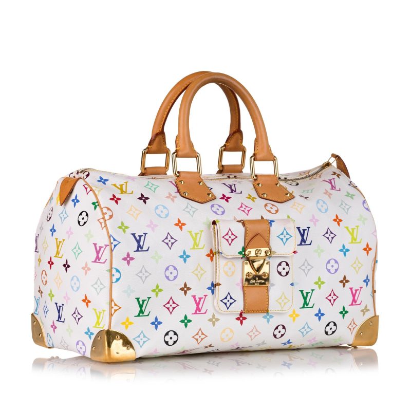 Louis Vuitton Monogram Multicolore Speedy 40 (SHG-36271) - Barde - Image 2