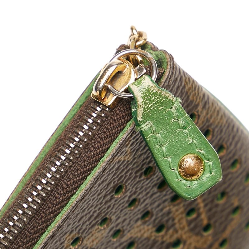 Louis Vuitton Monogram Perforated Pochette Cles (SHG-34415) - Barde - Image 8