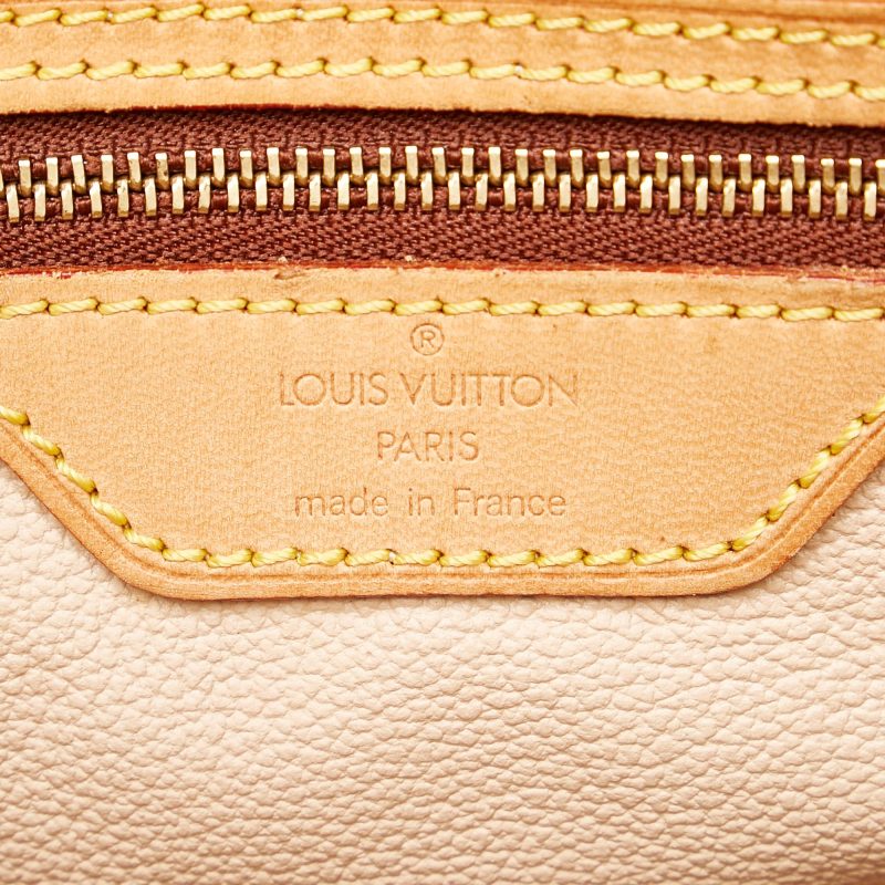 Louis Vuitton Monogram Petit Bucket (SHG-33851) - Barde - Image 9