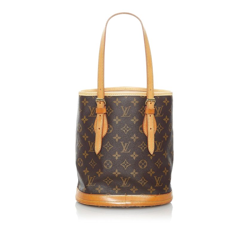 Louis Vuitton Monogram Petit Bucket (SHG-36312) - Barde - Image 3
