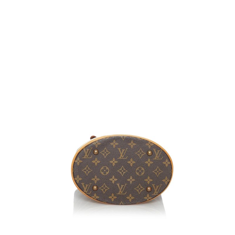 Louis Vuitton Monogram Petit Bucket (SHG-36312) - Barde - Image 4