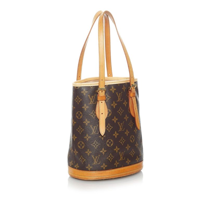 Louis Vuitton Monogram Petit Bucket (SHG-36312) - Barde - Image 2