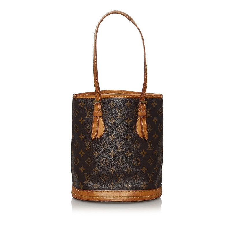 Louis Vuitton Monogram Petit Bucket (SHG-36335) - Barde - Image 3