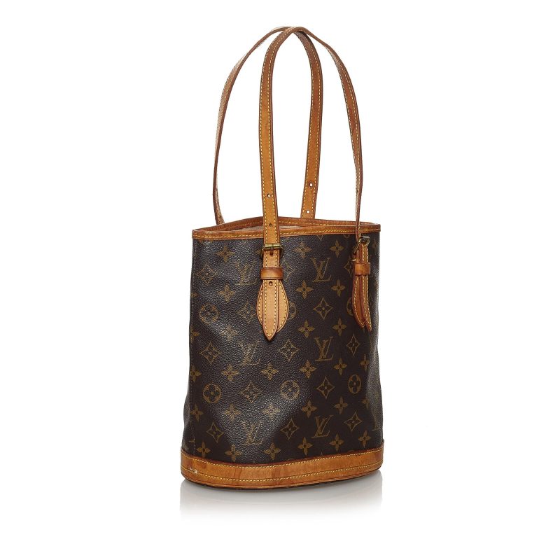 Louis Vuitton Monogram Petit Bucket (SHG-36335) - Barde - Image 2