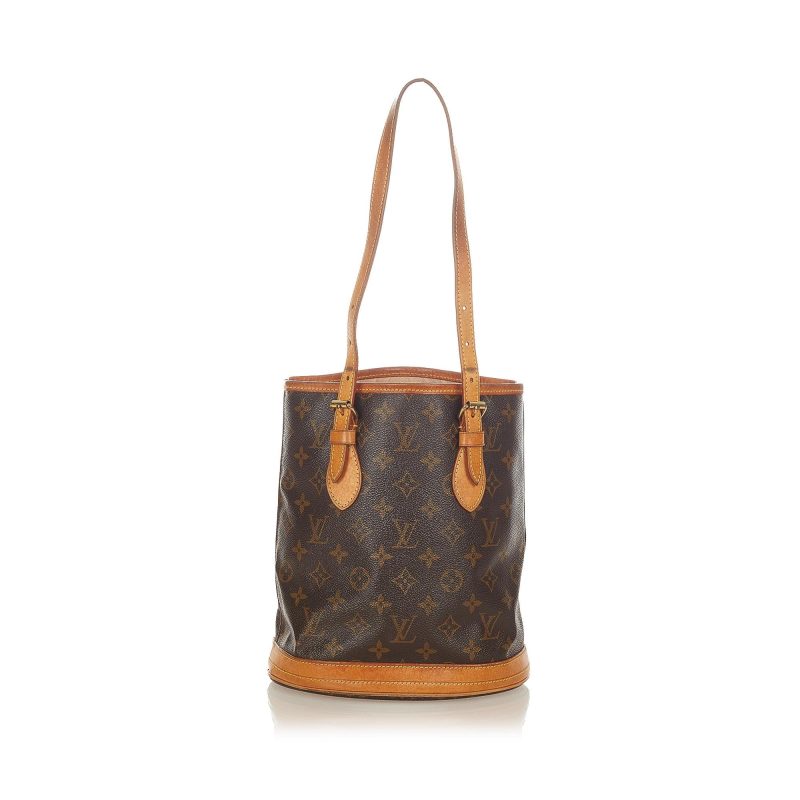 Louis Vuitton Monogram Petit Bucket (SHG-36349) - Barde - Image 3