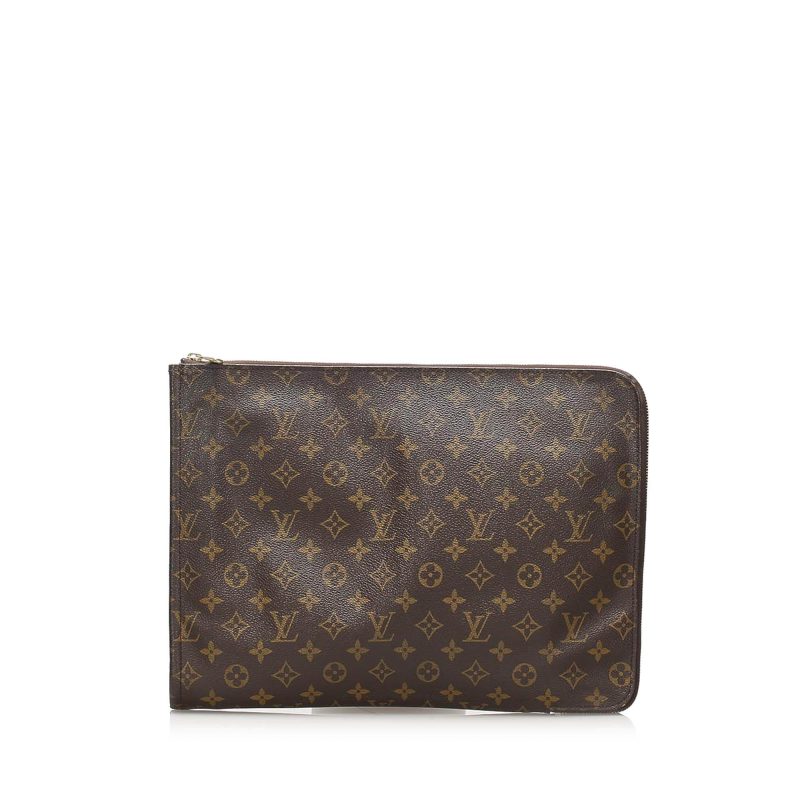 Louis Vuitton Monogram Poche Documents Portfolio (SHG-22735) - Barde