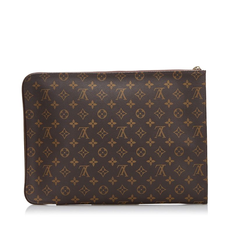 Louis Vuitton Monogram Poche Documents Portfolio (SHG-37952) - Barde - Image 3