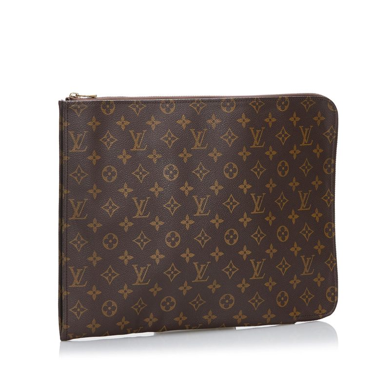 Louis Vuitton Monogram Poche Documents Portfolio (SHG-aJeauv) - Barde - Image 2