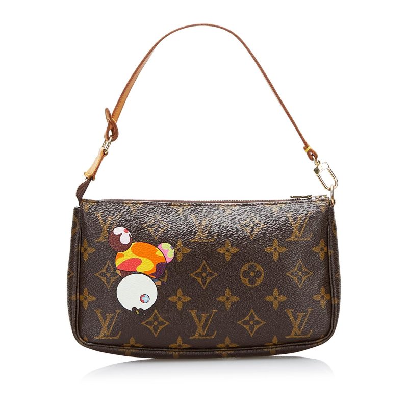 Louis Vuitton Monogram Pochette Accessoires Takashi Murakami Panda (SHG-37839) - Barde - Image 3