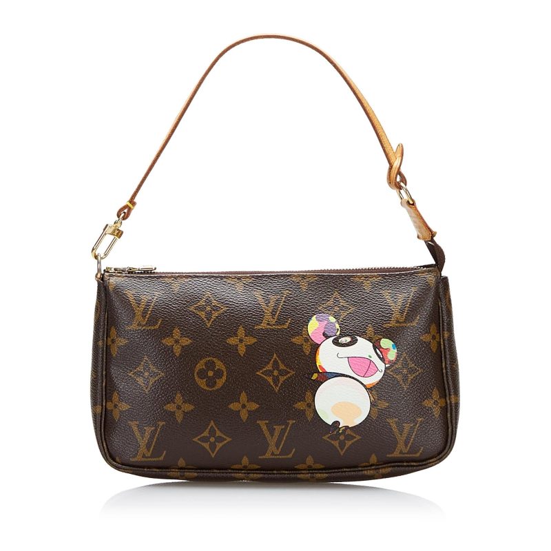 Louis Vuitton Monogram Pochette Accessoires Takashi Murakami Panda (SHG-37839) - Barde