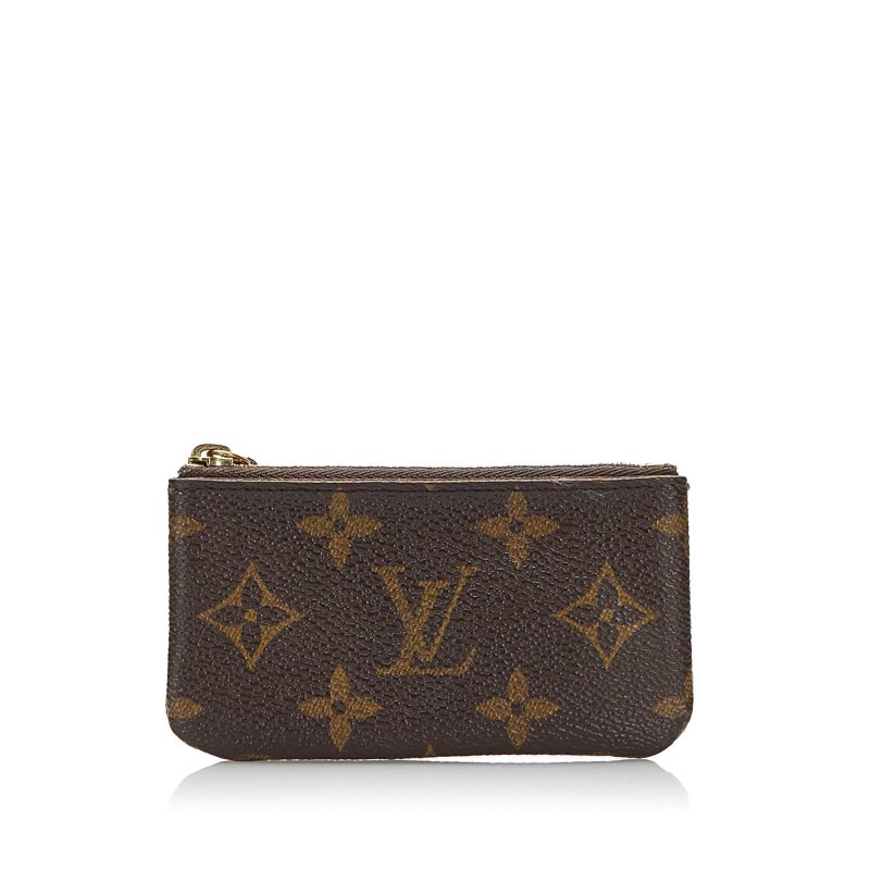 Louis Vuitton Monogram Pochette Cles (SHG-37544) - Barde