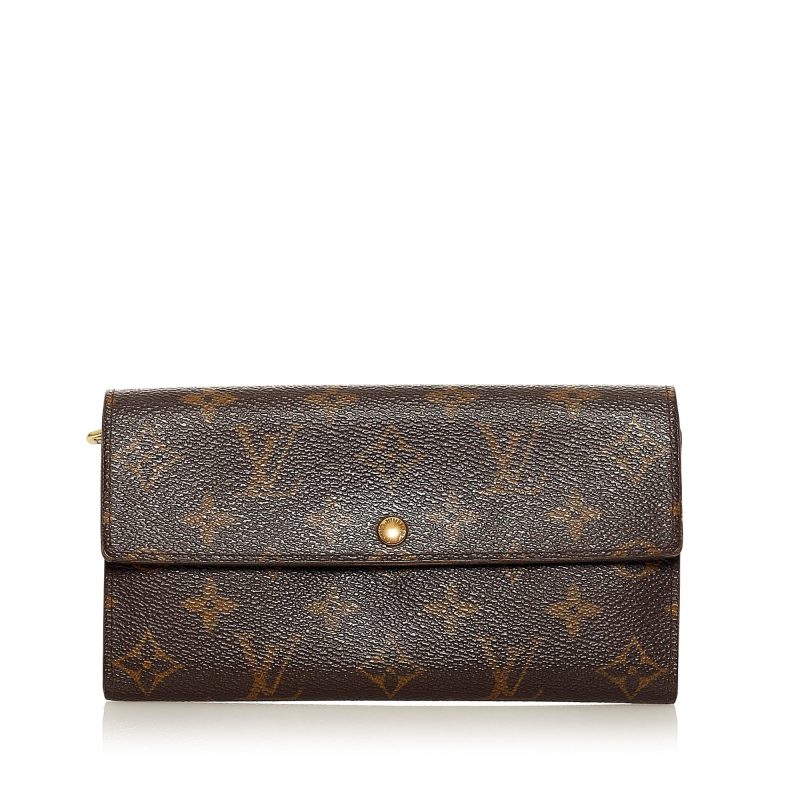 Louis Vuitton Monogram Sarah Long Wallet (SHG-34240) - Barde
