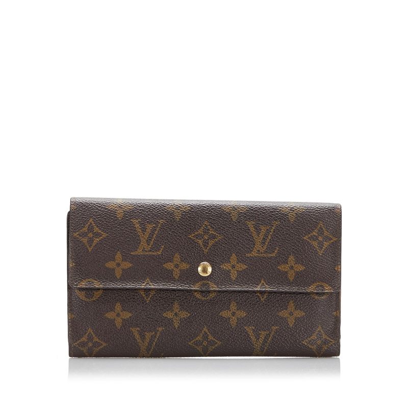 Louis Vuitton Monogram Sarah Long Wallet (SHG-37522) - Barde
