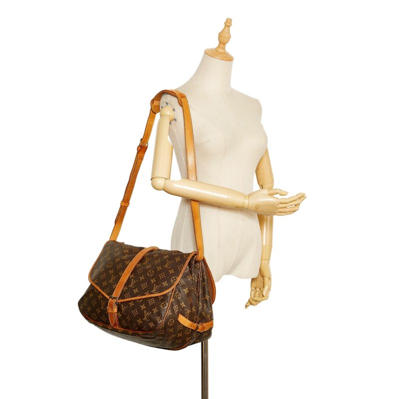 Louis Vuitton Monogram Saumur 30 (SHG-37546) - Barde - Image 5