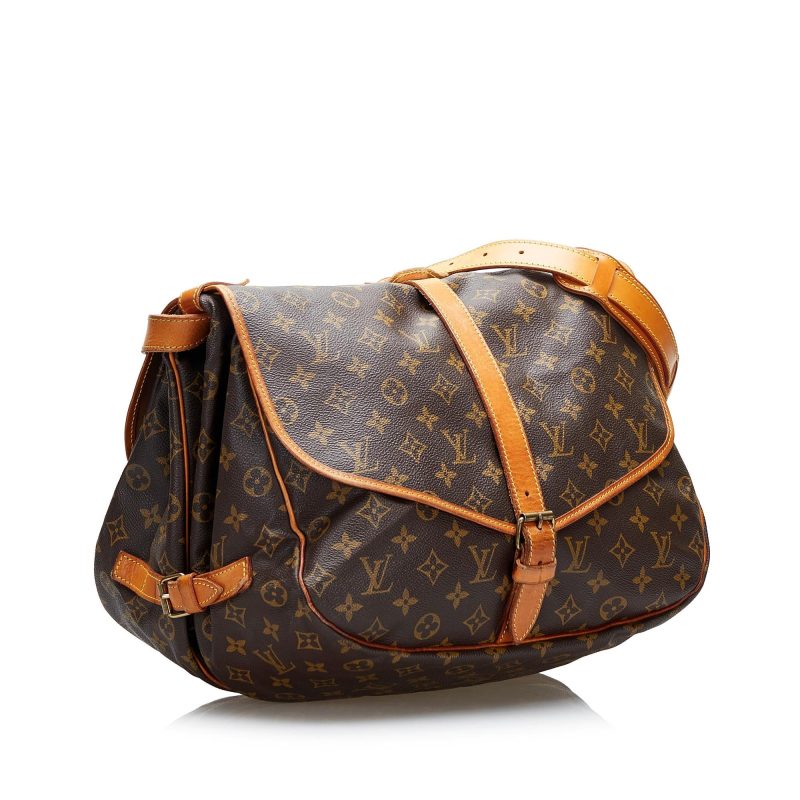 Louis Vuitton Monogram Saumur 30 (SHG-37546) - Barde - Image 2