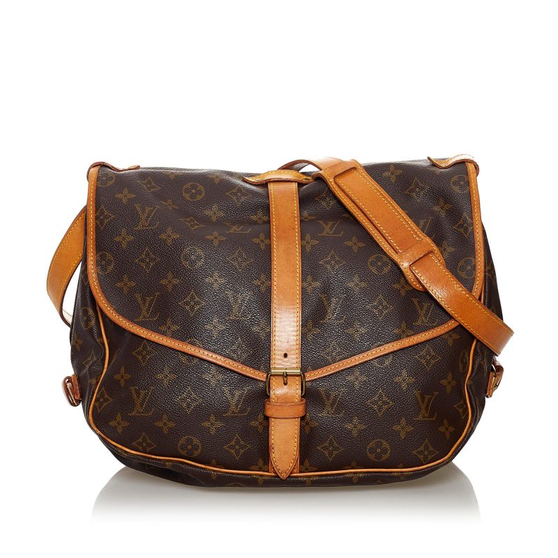 Louis Vuitton Monogram Saumur 35 (SHG-34131) - Barde