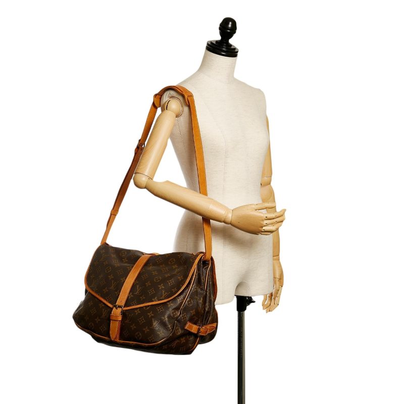 Louis Vuitton Monogram Saumur 35 (SHG-34131) - Barde - Image 5