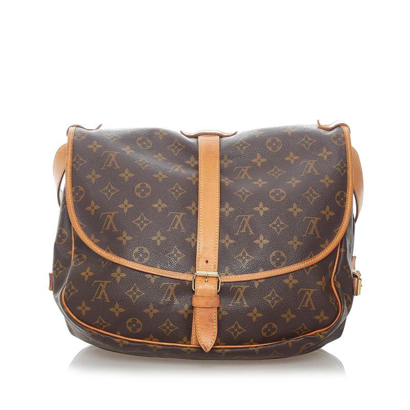 Louis Vuitton Monogram Saumur 35 (SHG-34335) - Barde - Image 3