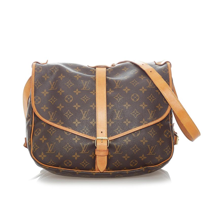 Louis Vuitton Monogram Saumur 35 (SHG-34335) - Barde