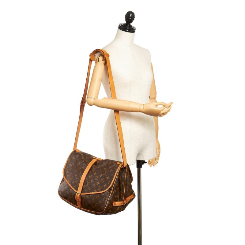 Louis Vuitton Monogram Saumur 35 (SHG-34335) - Barde - Image 5
