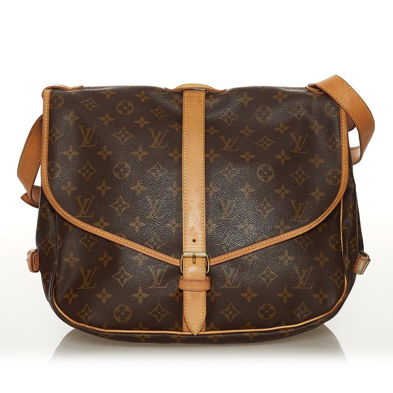 Louis Vuitton Monogram Saumur 35 (SHG-34374) - Barde