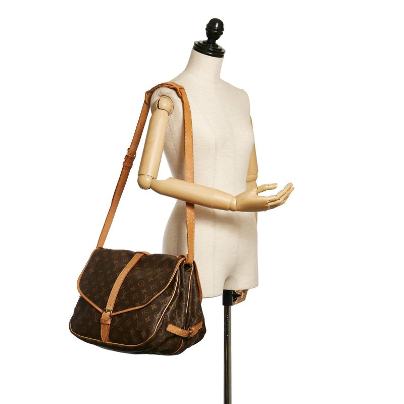 Louis Vuitton Monogram Saumur 35 (SHG-34374) - Barde - Image 5