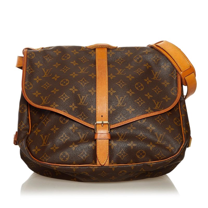 Louis Vuitton Monogram Saumur 35 (SHG-34595) - Barde