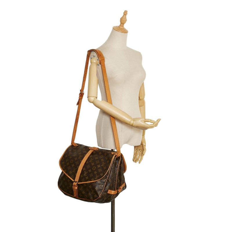 Louis Vuitton Monogram Saumur 35 (SHG-35236) - Barde - Image 5