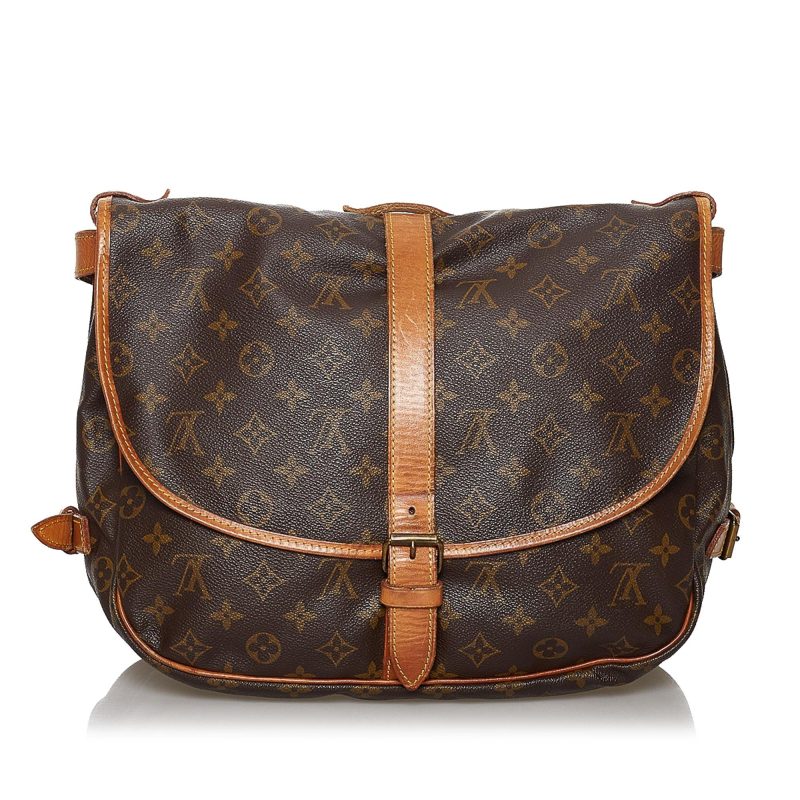 Louis Vuitton Monogram Saumur 35 (SHG-36329) - Barde - Image 3