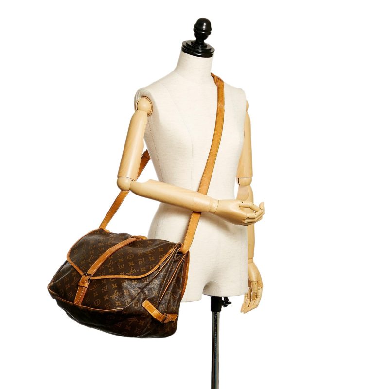 Louis Vuitton Monogram Saumur 35 (SHG-36334) - Barde - Image 5