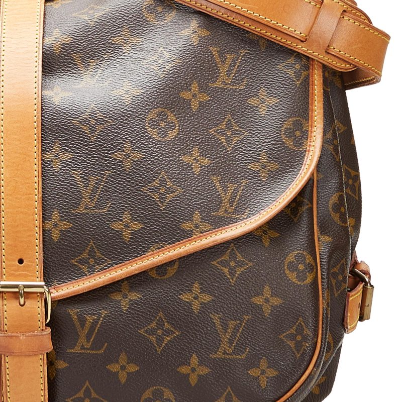 Louis Vuitton Monogram Saumur 35 (SHG-36479) - Barde - Image 10