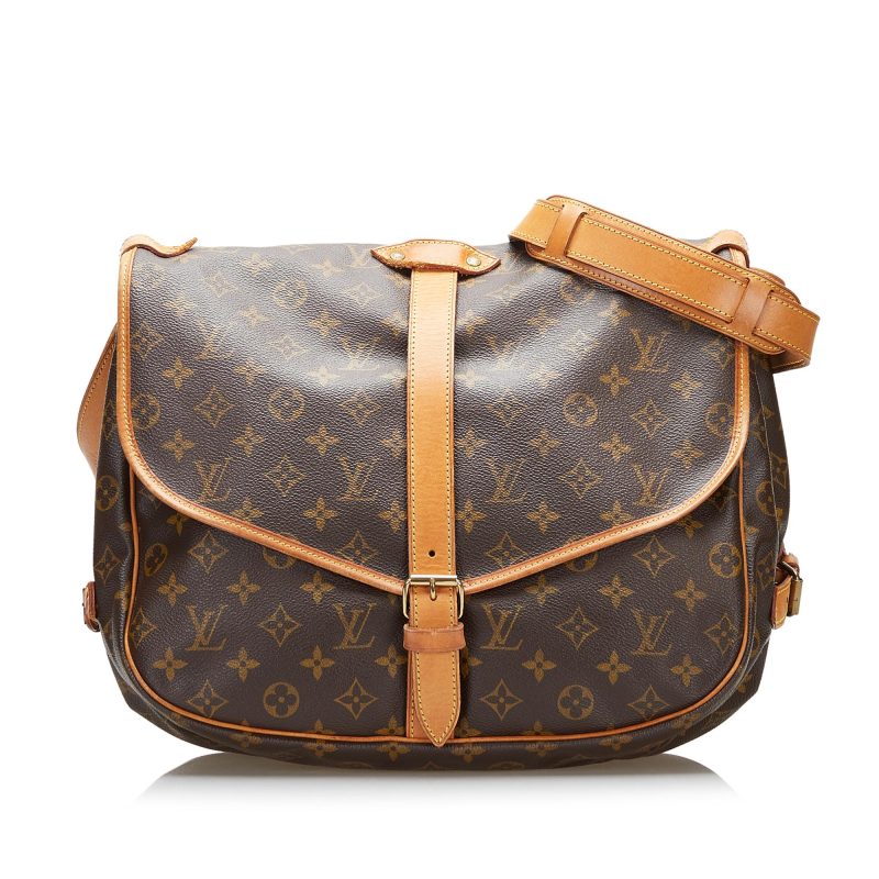 Louis Vuitton Monogram Saumur 35 (SHG-36479) - Barde