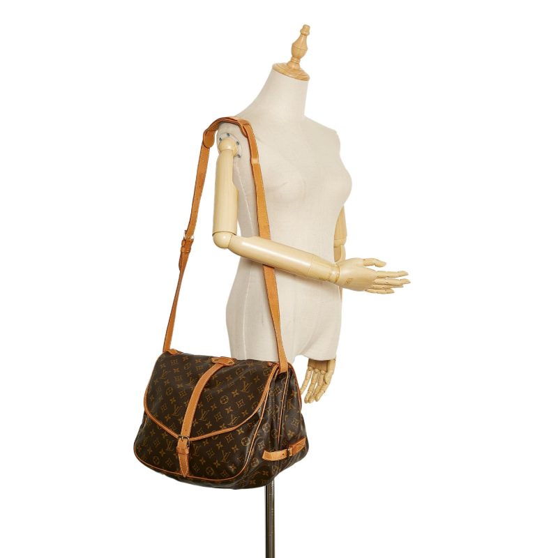 Louis Vuitton Monogram Saumur 35 (SHG-36479) - Barde - Image 5