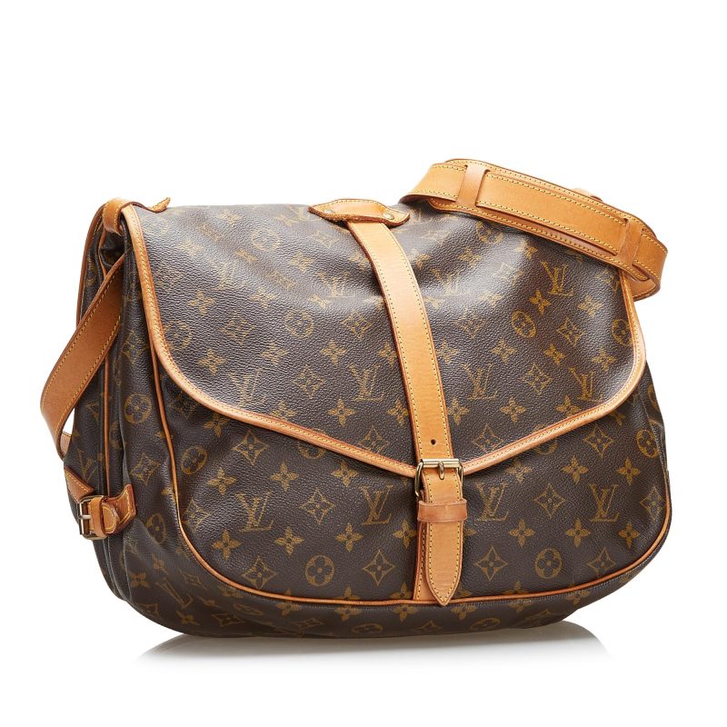 Louis Vuitton Monogram Saumur 35 (SHG-36479) - Barde - Image 2