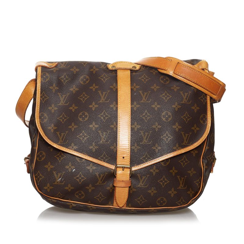 Louis Vuitton Monogram Saumur 35 (SHG-36588) - Barde