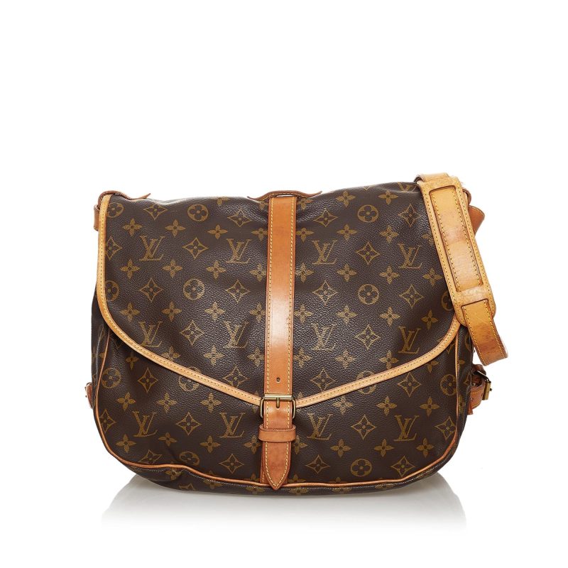 Louis Vuitton Monogram Saumur 35 (SHG-36589) - Barde