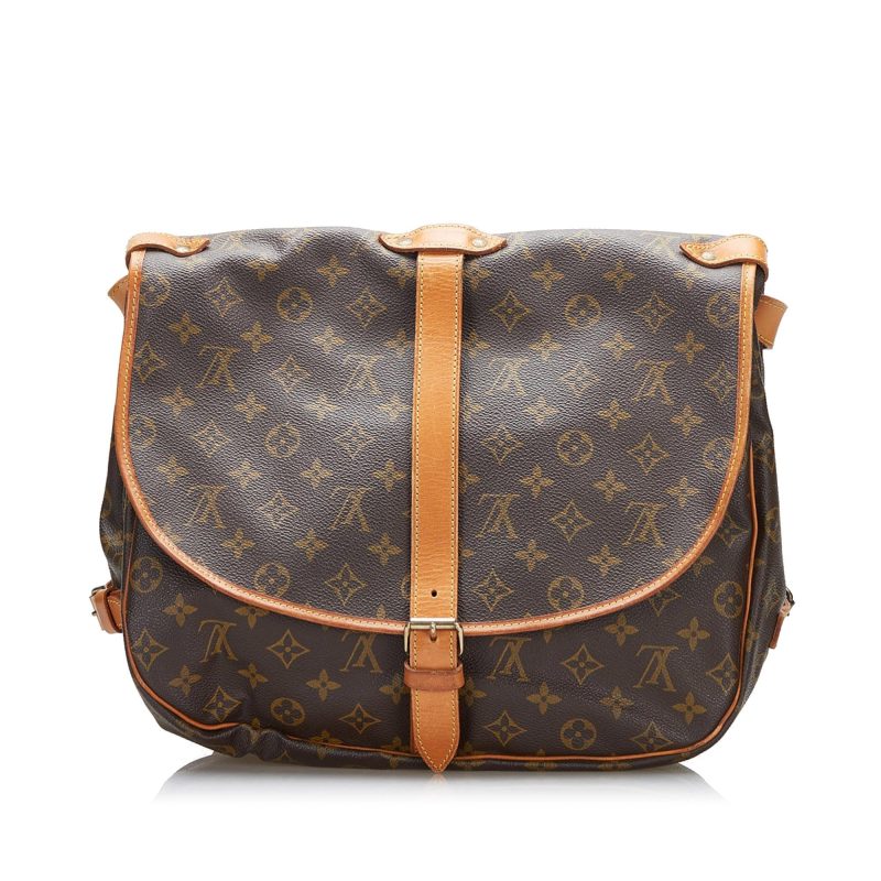 Louis Vuitton Monogram Saumur 35 (SHG-37029) - Barde - Image 3