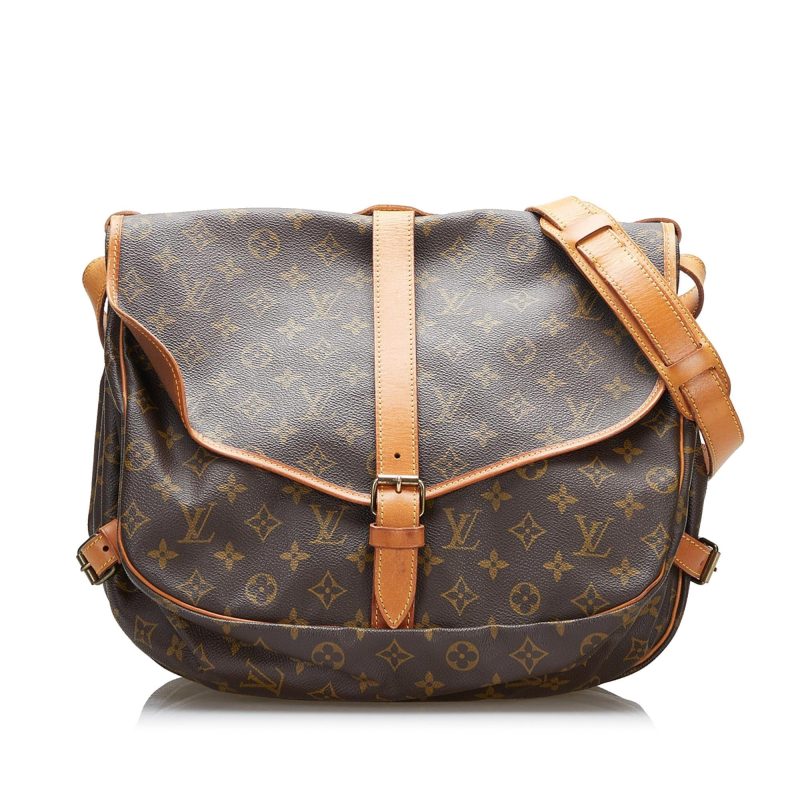 Louis Vuitton Monogram Saumur 35 (SHG-37029) - Barde