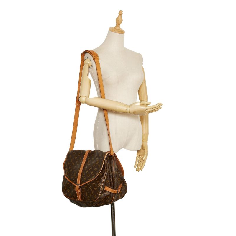 Louis Vuitton Monogram Saumur 35 (SHG-37029) - Barde - Image 5