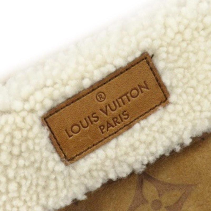 Louis Vuitton Monogram Shearling Gloves (SHG-36692) - Barde - Image 2