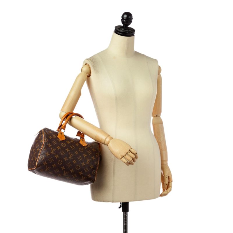 Louis Vuitton Monogram Speedy 25 (SHG-34046) - Barde - Image 5
