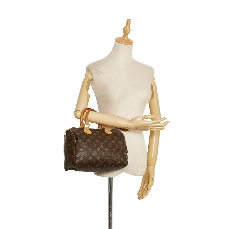 Louis Vuitton Monogram Speedy 25 (SHG-37841) - Barde - Image 5