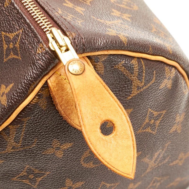 Louis Vuitton Monogram Speedy 30 (SHG-33930) - Barde - Image 9
