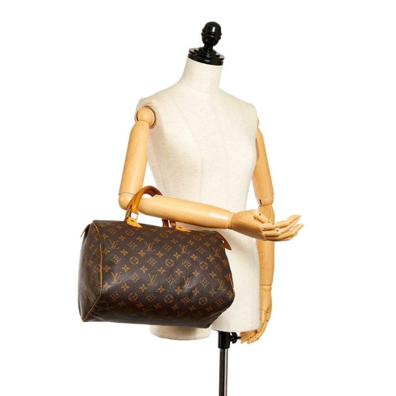 Louis Vuitton Monogram Speedy 30 (SHG-33930) - Barde - Image 5