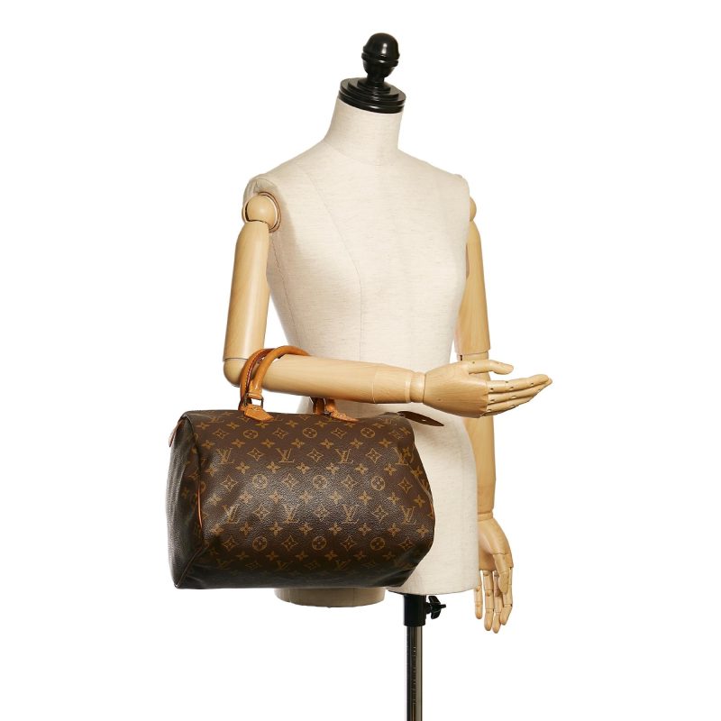 Louis Vuitton Monogram Speedy 30 (SHG-34380) - Barde - Image 5