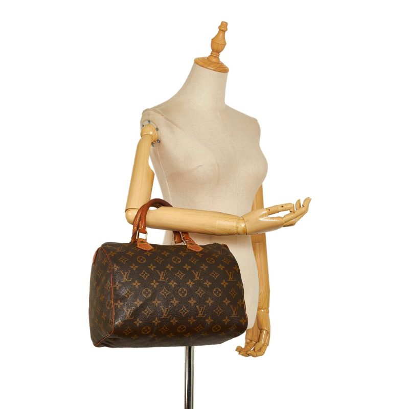 Louis Vuitton Monogram Speedy 30 (SHG-34994) - Barde - Image 5