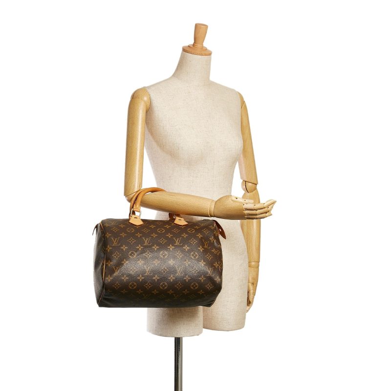 Louis Vuitton Monogram Speedy 30 (SHG-35050) - Barde - Image 5