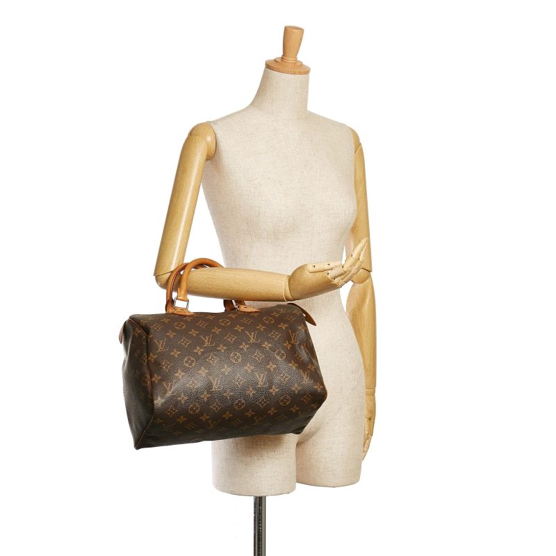 Louis Vuitton Monogram Speedy 30 (SHG-35094) - Barde - Image 5