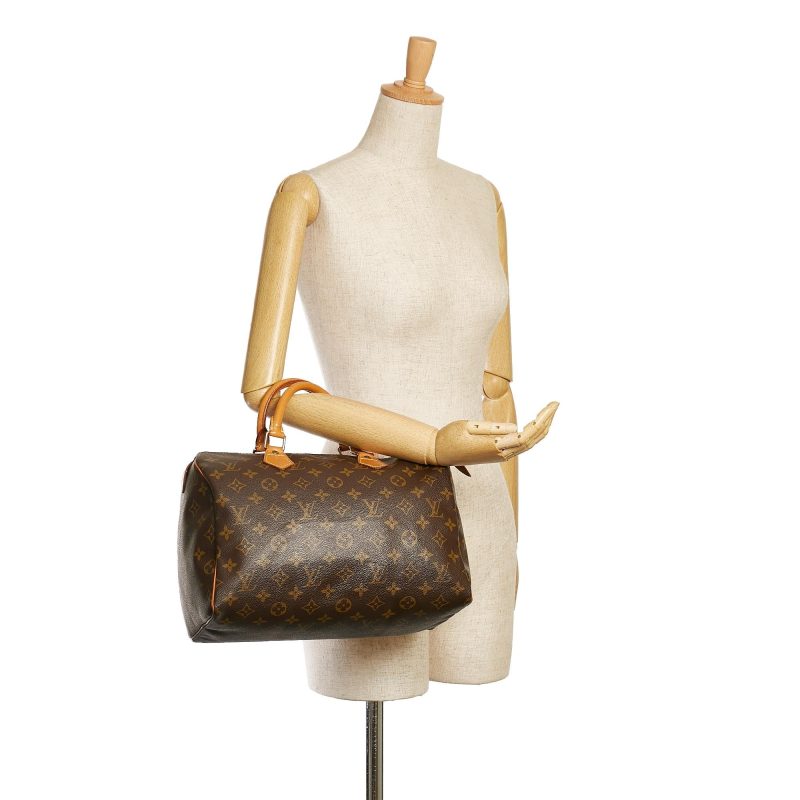 Louis Vuitton Monogram Speedy 30 (SHG-35100) - Barde - Image 5