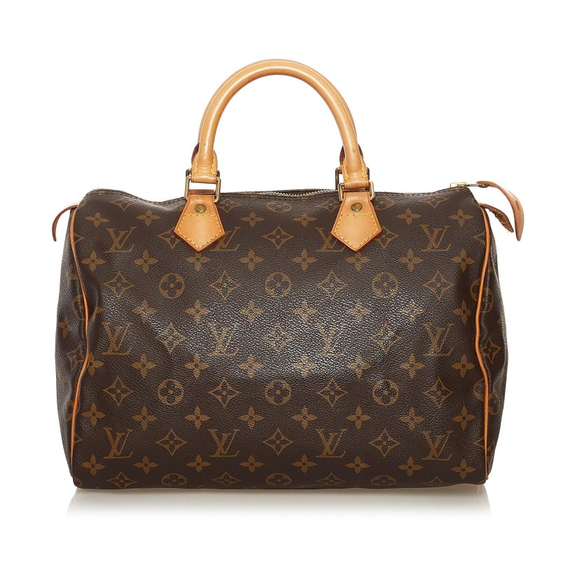 Louis Vuitton Monogram Speedy 30 (SHG-35130) - Barde